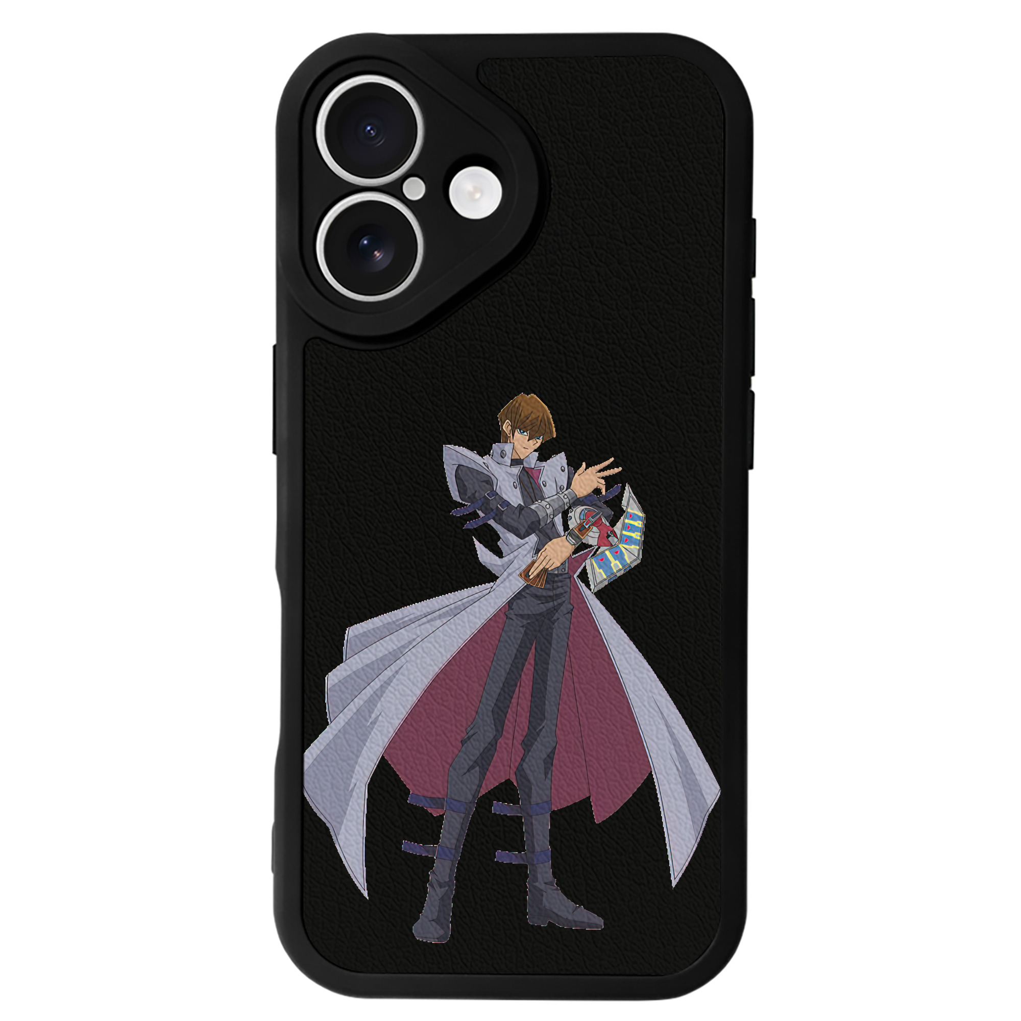 遊☆戯☆王 Yu-Gi-Oh! 【iPhone 16シリーズ対応】シリコンスマホケース（レザー調） 材質：シリコン